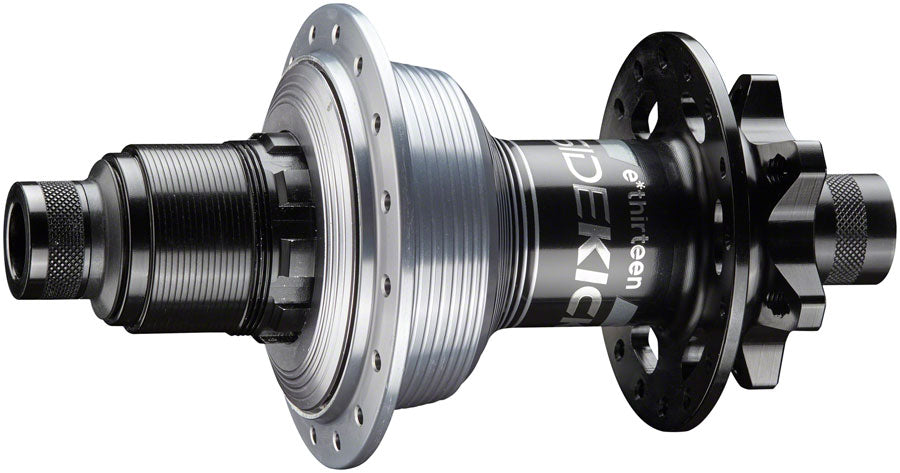 e*thirteen Sidekick Rear Hub - 12 x 148mm 6-Bolt XD BLK/Sterling Silver 28H