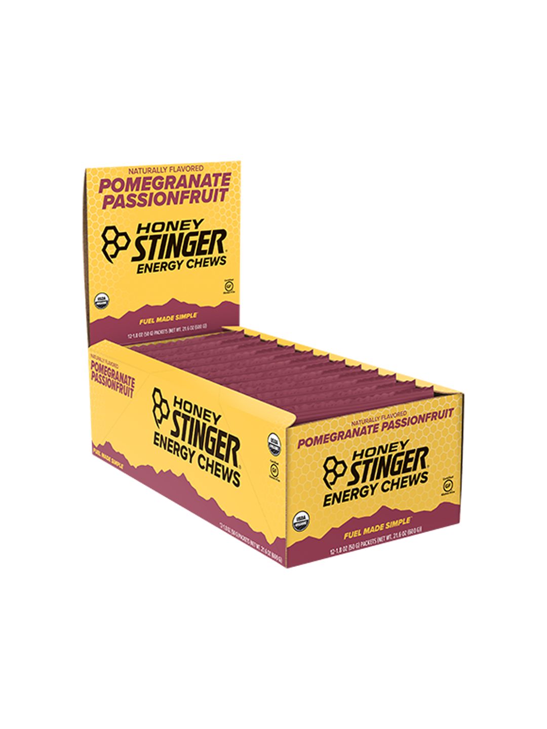 Supplement Honey Stinger Chews Pomegranate 12 Pack