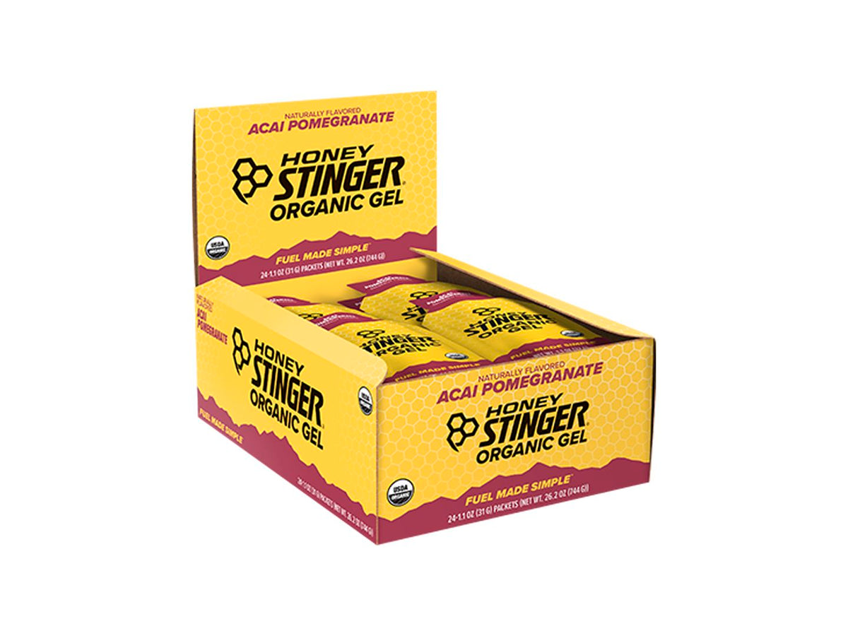 Supplement Honey Stinger Organic Acai Pom Purple Box 24