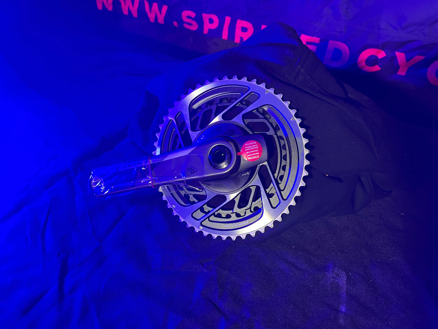 SRAM RED AXS Power Meter Crankset - 172.5mm 12-Speed 50/37t Direct Mount DUB Spindle Interface Natural Carbon D1