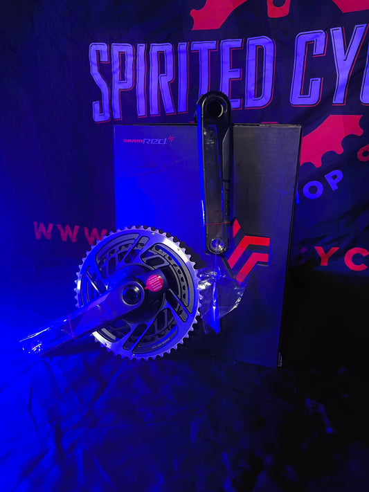 SRAM RED AXS Power Meter Crankset - 172.5mm 12-Speed 50/37t Direct Mount DUB Spindle Interface Natural Carbon D1