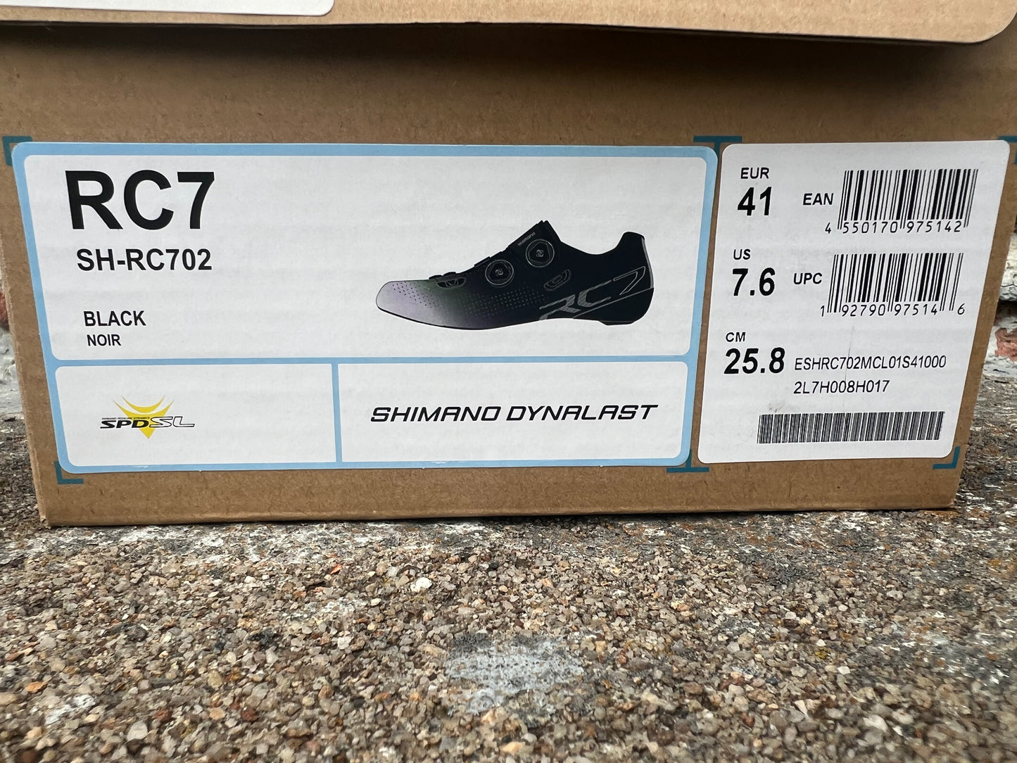 SH-RC702 Shimano Bicycle Shoes Black 41