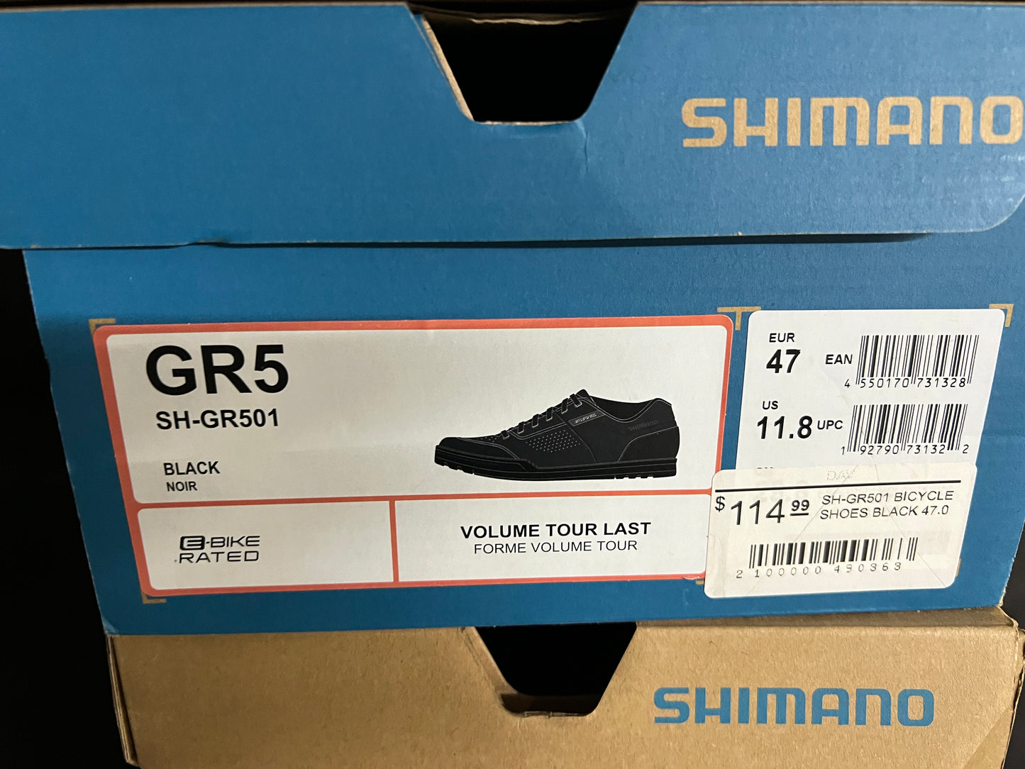 Shimano GR501 Cycling Shoe-black size:47