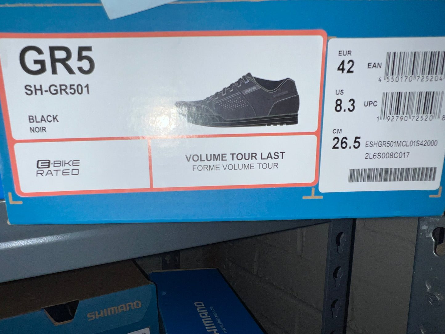 Shimano GR501 Cycling Shoe-black size:42