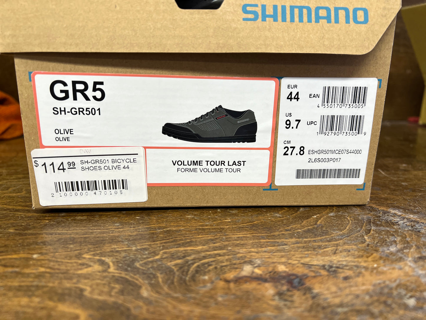 Shimano GR501 Cycling Shoe-olive size:44