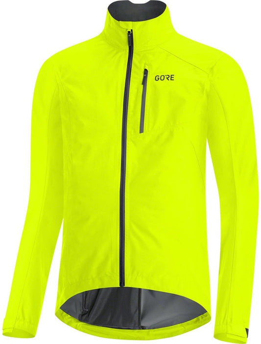 Gorewear Gore Tex Paclite Jacket - Neon Yellow Mens Small