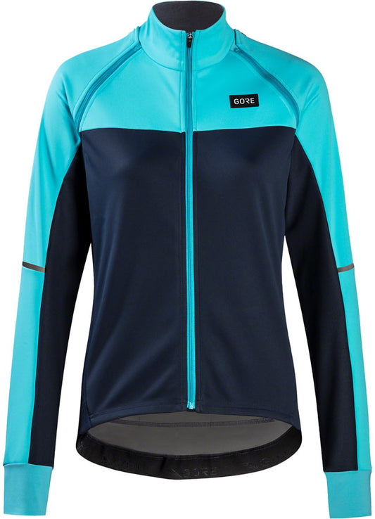 Gorewear Phantom Jacket - Orbit Blue/Scuba Blue Womens Small