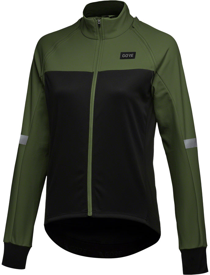 Gorewear Phantom Jacket - Black/Green Womens Small