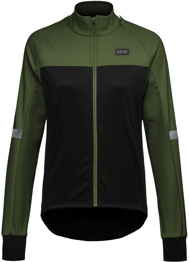 Gorewear Phantom Jacket - Black/Green Womens Small