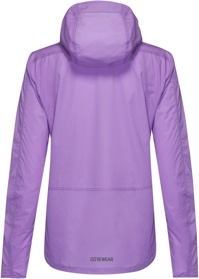 Gorewear Fernflow Hooded Windbreaker - Purple Womens Large