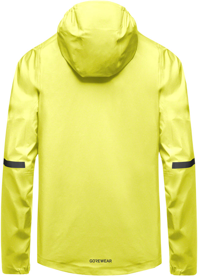 Gorewear Lupra Gore-Tex 2.0 Hooded Jacket - Black/Neon Yellow Mens X-Large