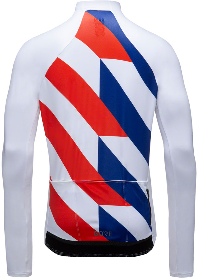 Gorewear C5 Thermo Jersey - White/Fireball Mens Large