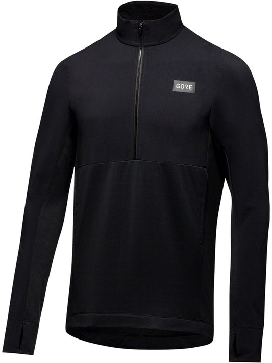 Gorewear Trail KPR Hybrid 1/2-Zip Jersey - Black Mens X-Large