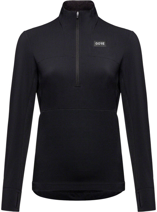 GORE Trail KPR Hybrid 1/2-Zip Jersey - Black Womens Medium