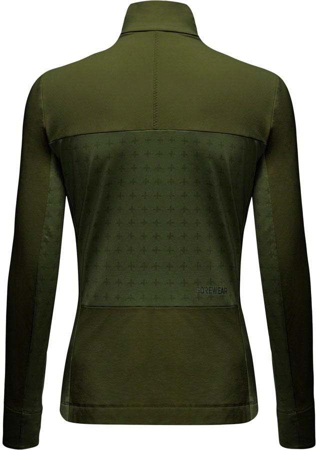 GORE Trail KPR Hybrid 1/2-Zip Jersey - Utility Green Womens Large