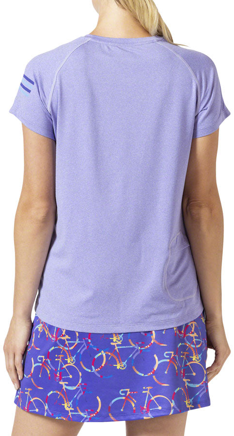 Terry Tech Tee - Flow Iris/Block Small