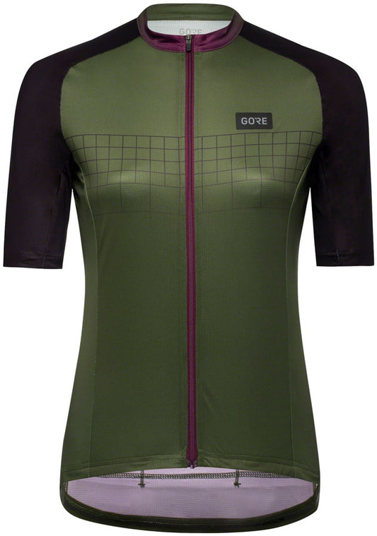 Gorewear Grid Fade Jersey 2.0 - Green/Purple Womens X-Small