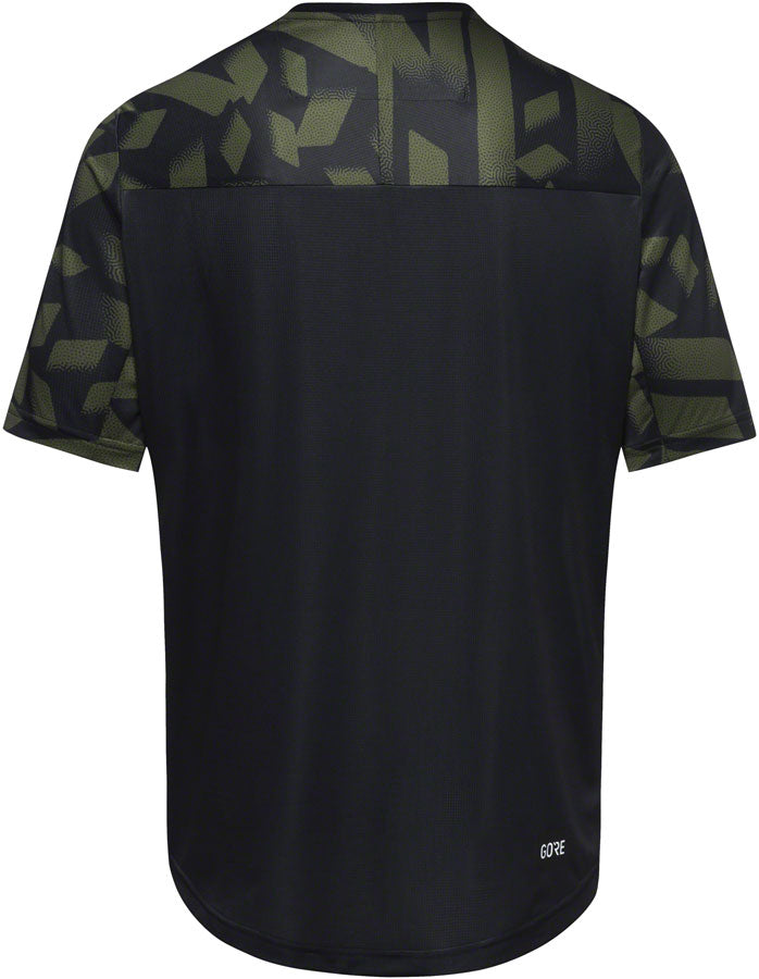 Gorewear Trail KPR Daily Jersey - Black/Green Mens X-Large