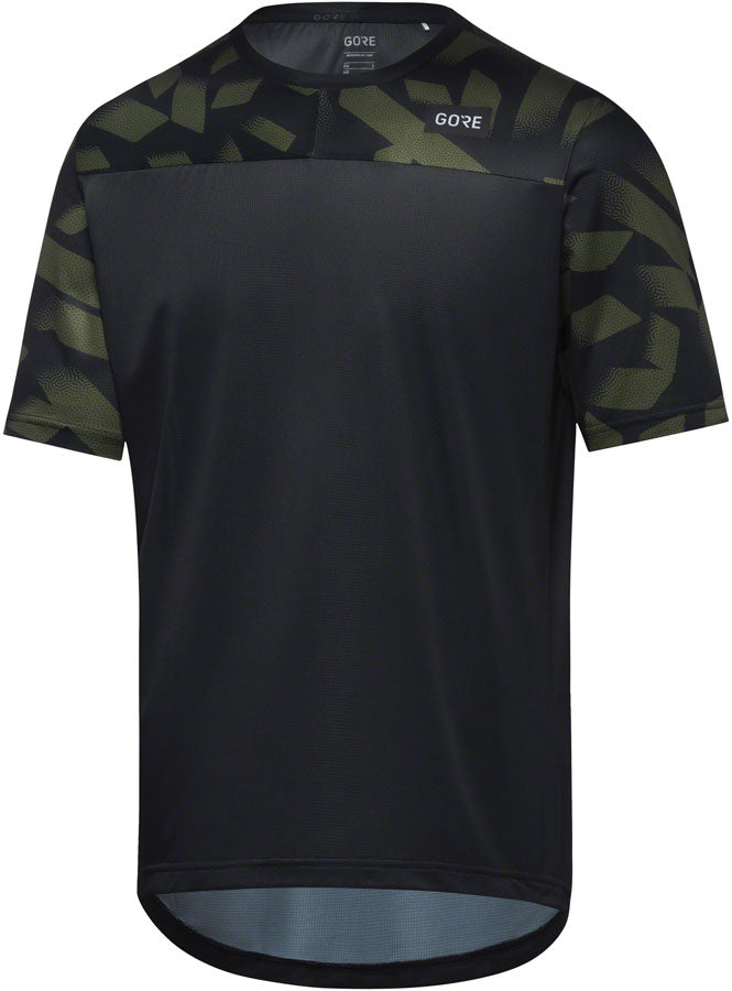 Gorewear Trail KPR Daily Jersey - Black/Green Mens Large