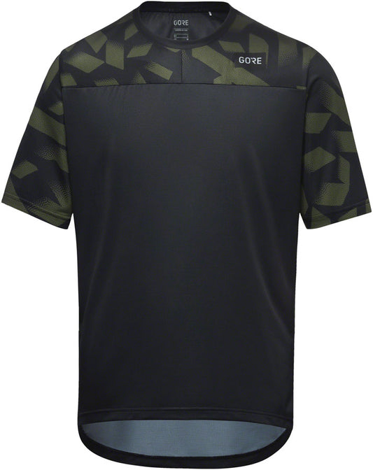 Gorewear Trail KPR Daily Jersey - Black/Green Mens Medium