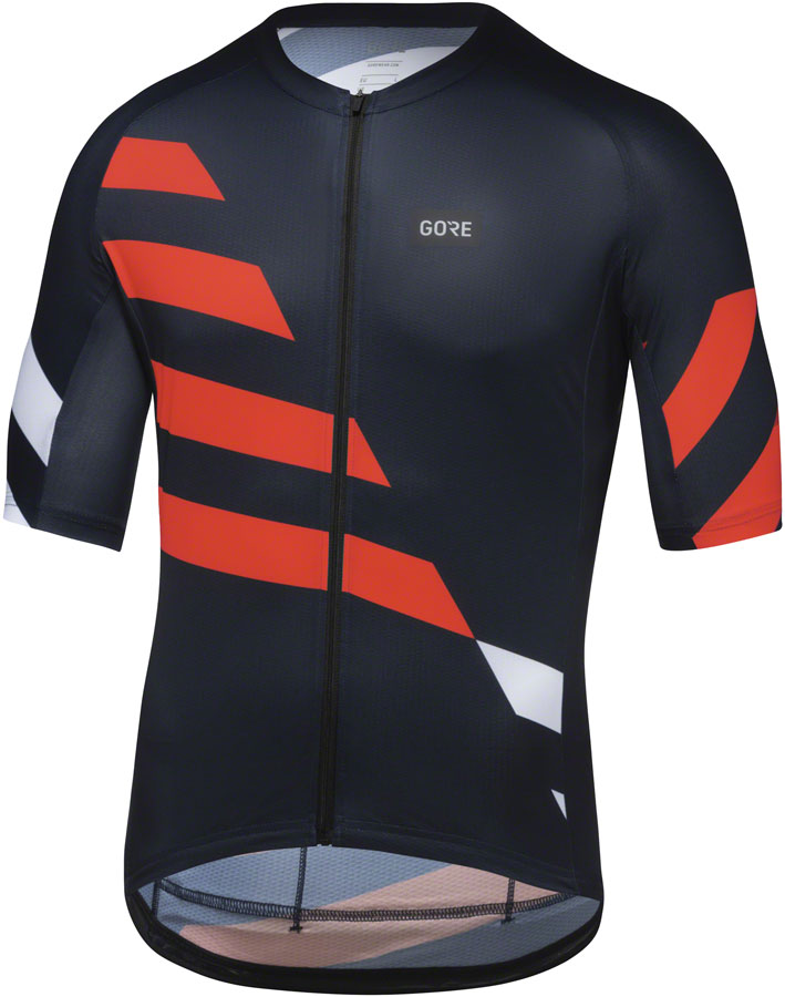 Gorewear Spirit Signal Jersey - Blue/Fire Mens Small