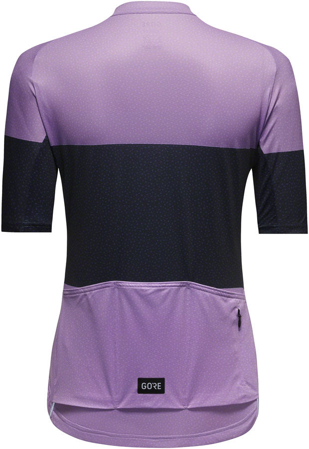 Gorewear Spirit Stripes Jersey - Purple/Orbit Blue Womens Large 12/14