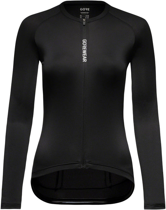 Gorewear Spinshift Long Sleeve Jersey - Black Womens Large/12-14