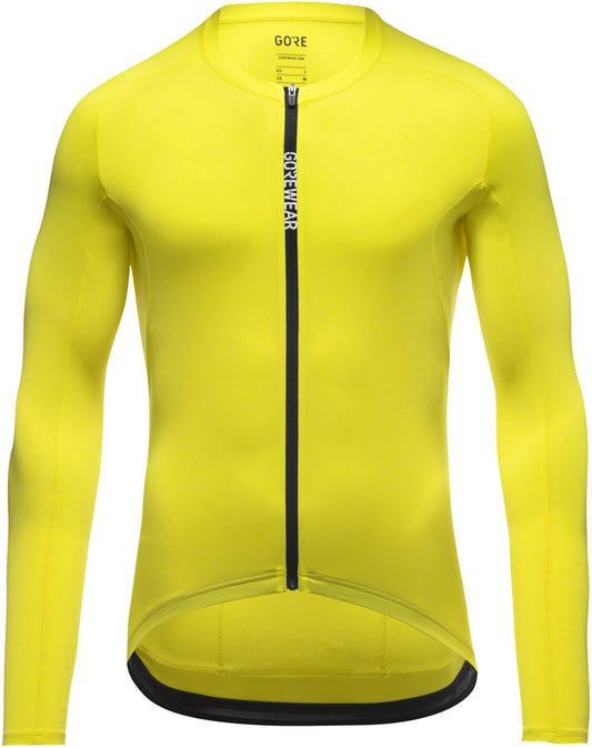 Gorewear Spinshift Long Sleeve Jersey - Neon Yellow Mens Large