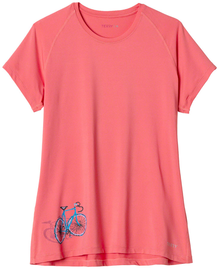 Terry Tech Short Sleeve T-Shirt - Coral Shadow X-Large