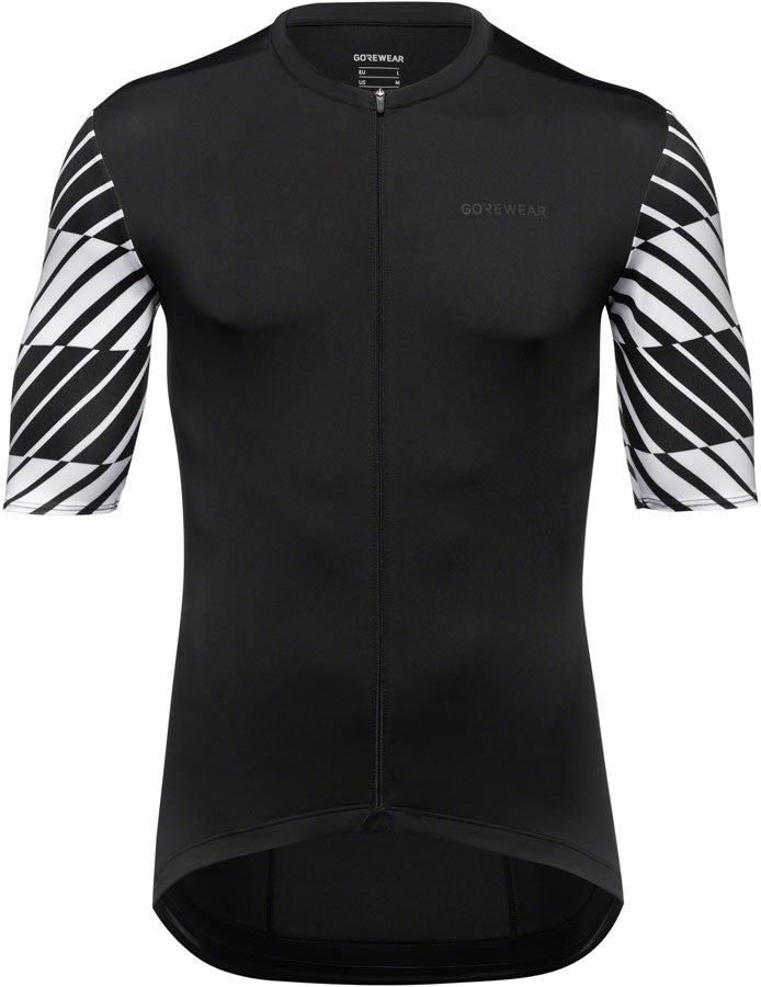 Gorewear Swiftride Optical Jersey - Black/White Mens Large