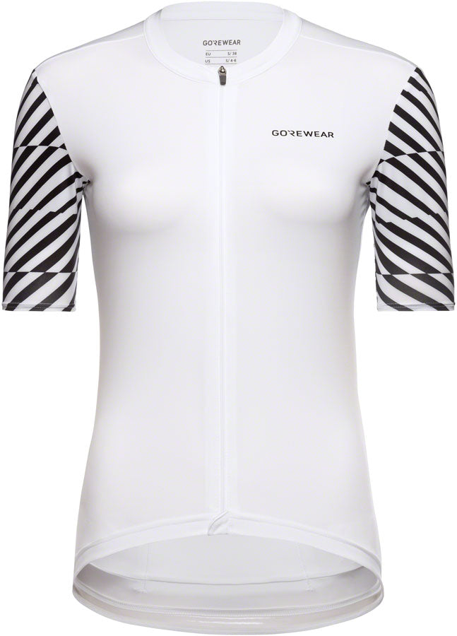 Gorewear Swiftride Optical Jersey - White/Black Womens X-Large
