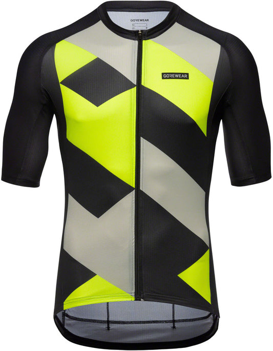 Gorewear Spirit Signal Jersey - Black/Yellow Mens Small