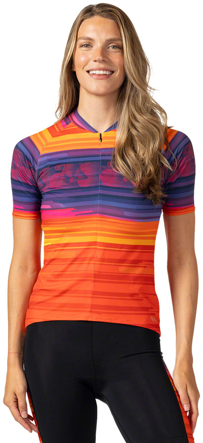 Terry Soleil Flow Short Sleeve Jersey - Womens Horizoom X-Large