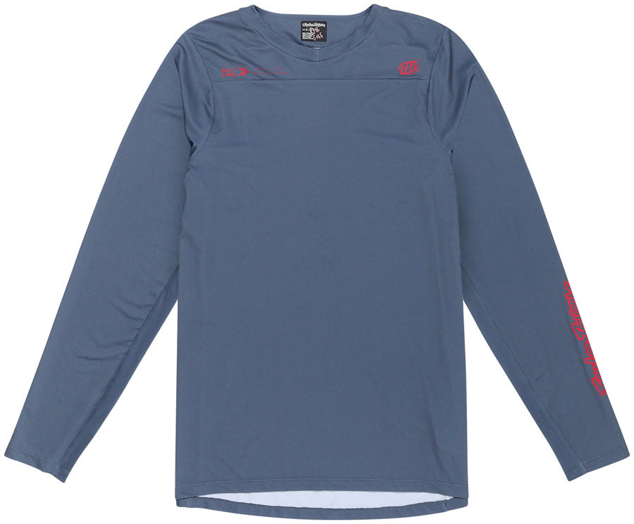 Troy Lee Designs Skyline Long Sleeve Jersey – Mono Steel Blue Small