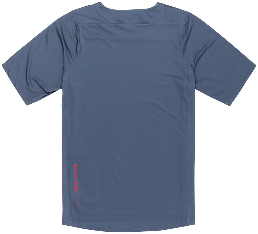 Troy Lee Designs Skyline Short Sleeve Jersey – Mono Steel Blue Small