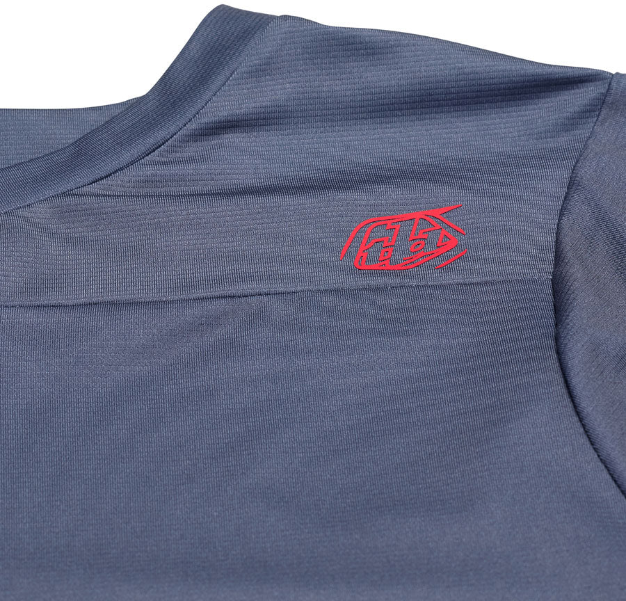 Troy Lee Designs Skyline Short Sleeve Jersey – Mono Steel Blue X-Large