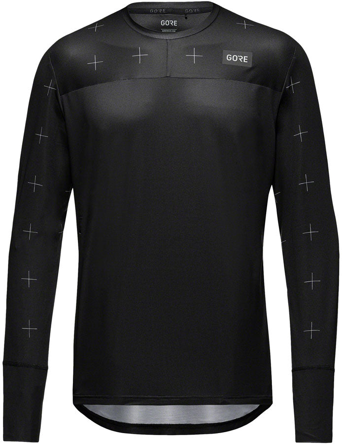 Gorewear Trail KPR Daily Jersey - Long Sleeve Black Mens Medium