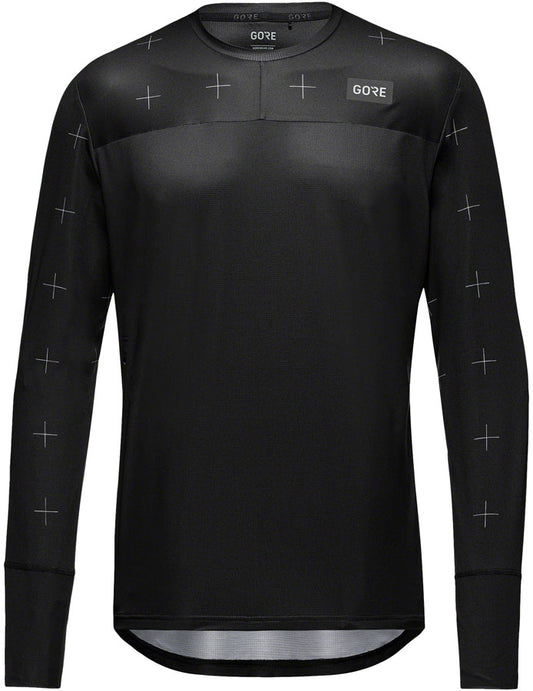 Gorewear Trail KPR Daily Jersey - Long Sleeve Black Mens Large