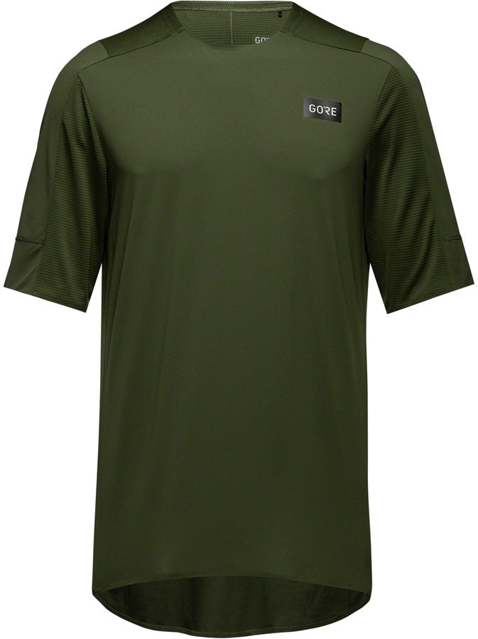 Gorewear Trail KPR Tech Jersey - Utility Green Mens Large