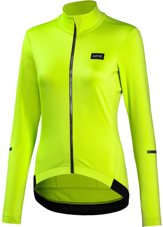 Gorewear Progress Thermo Jersey - Neon Yellow Womens Medium