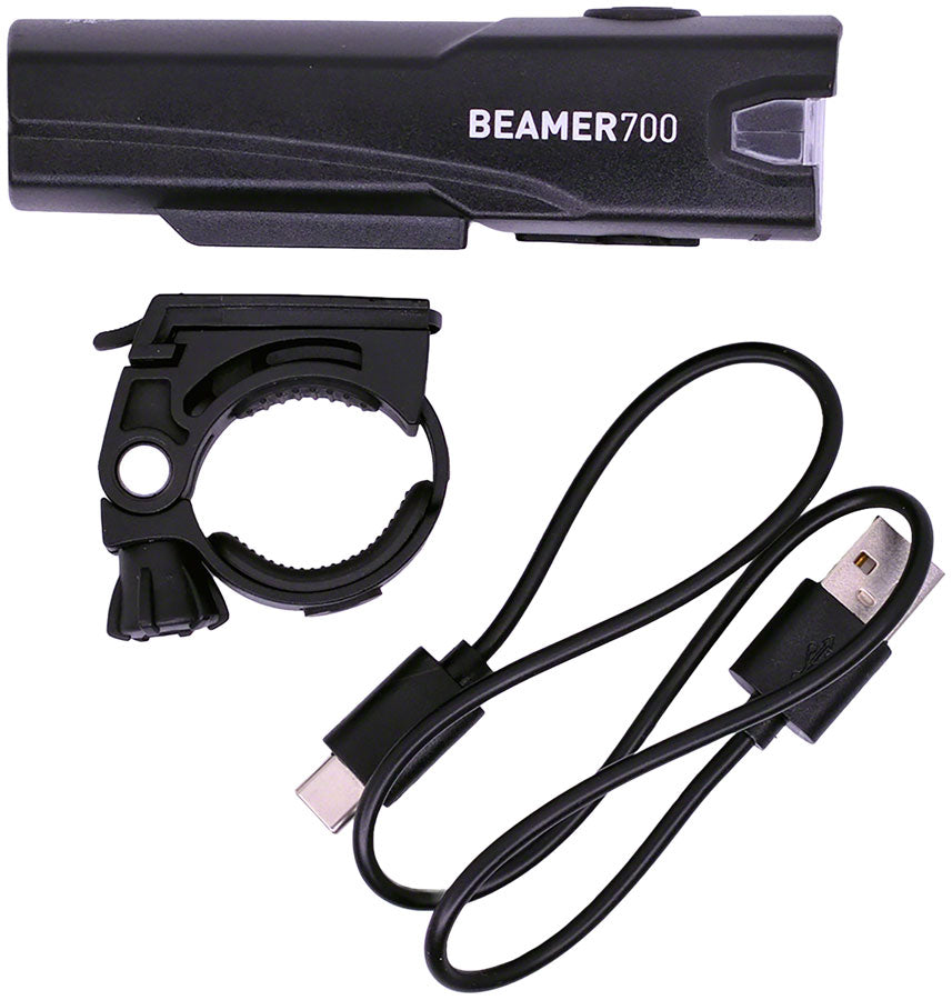 Planet Bike Beamer 700 Headlight - 700 Lumen USB Rechargable Black