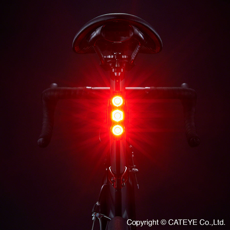 Cateye VIZ450 (USB-C) Taillight - Black