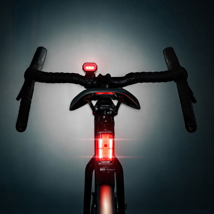 Lezyne React Drive 1200/RadarReact 300 Headlight and Taillight Set