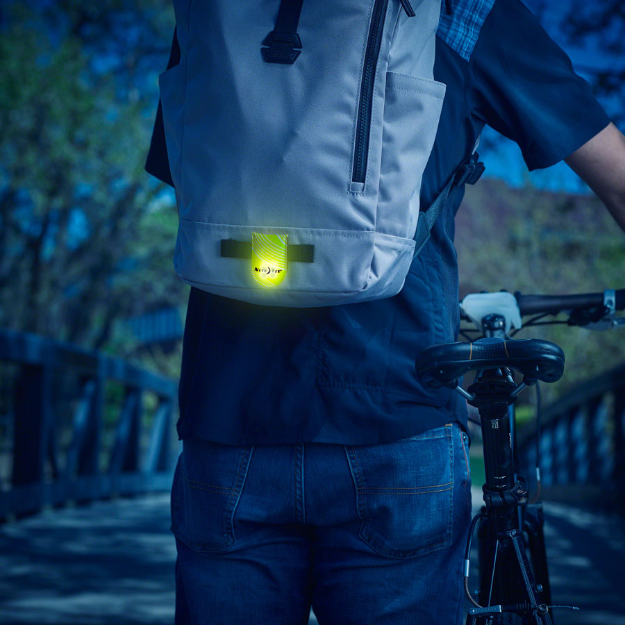 Nite Ize TagLit Rechargeable Magnetic LED Safety Light - Neon YLW/Green LED