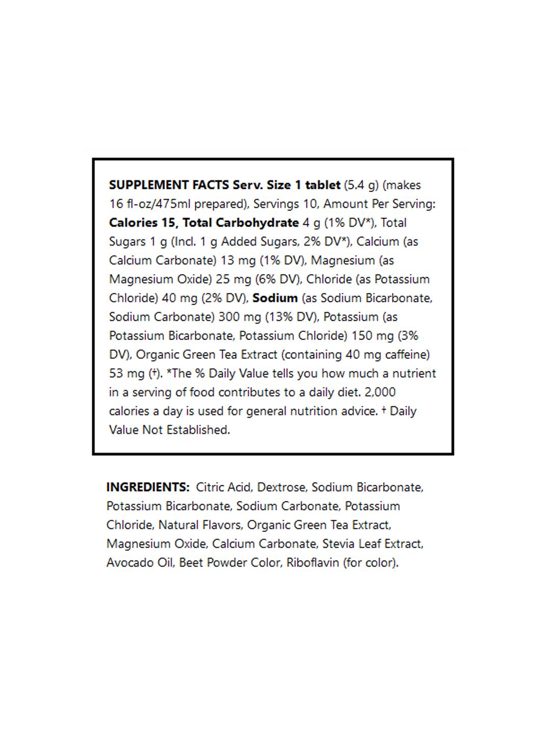 Supplement Nuun Sport+ Mango Orange 10 Serving