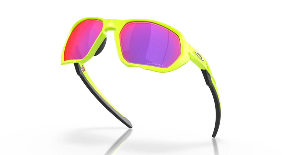 Oakley Men's OO9019 Plazma Sunglasses, Matte Retina Burn/Prizm Road, 59 mm