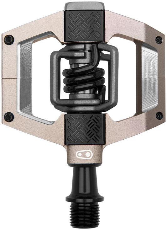 Crankbrothers Mallet Trail Pedals - Dual Sided Clipless Platform Aluminum 9/16" Champange