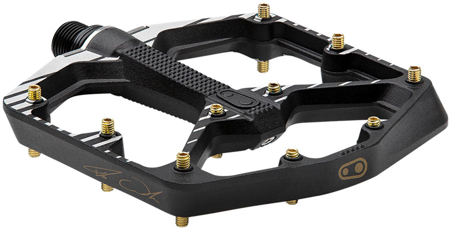 Crankbrothers Stamp 7 Fabio Wibmer Signature Edition Pedals - Platform Aluminum 9/16" BLK Large