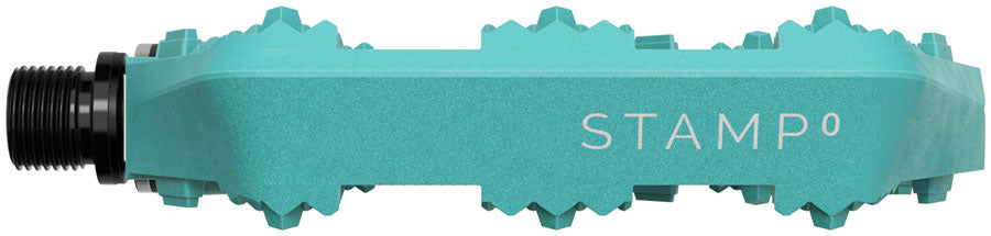 Crankbrothers Stamp 0 Pedals - Platform Aluminum 9/16" Turquoise Large