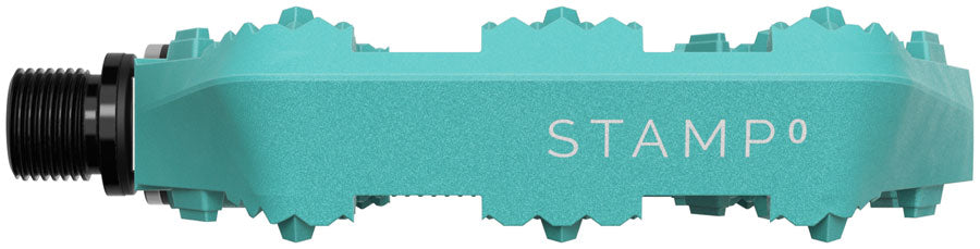 Crankbrothers Stamp 0 Pedals - Platform Aluminum 9/16" Turquoise Small